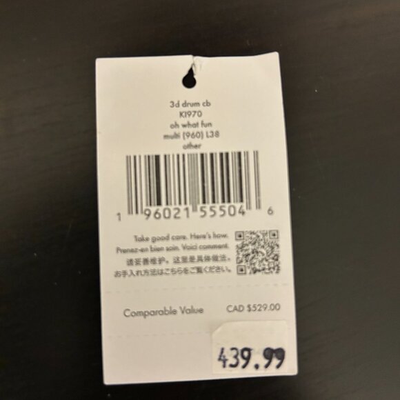 NWT KATE SPADE Oh What Fun Toy Store 3D Drum Novelty Shoulder Crossbody Handbag - Picture 13 of 13